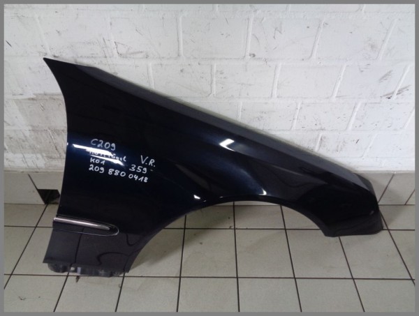 Mercedes Benz W209 CLK fender RIGHT 359 tanzanite blue 2098800418 K01 original