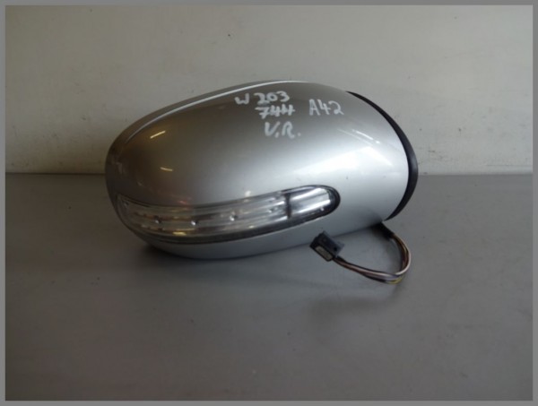 Mercedes Benz W203 Outside Mirror Right 744 Silver BJ.07 2038106476 A42 LED