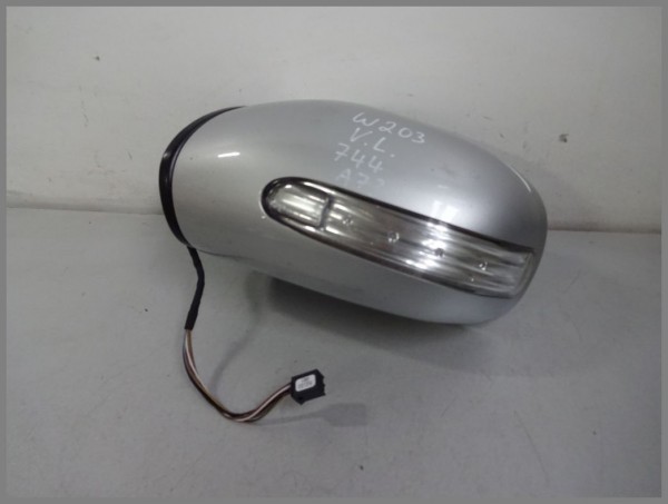 Mercedes Benz W203 Outside Mirror Left 744 Silver BJ.07 2038104576 A73 LED