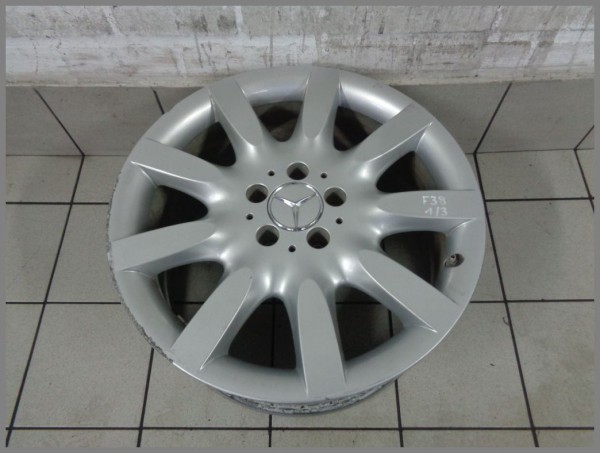 1x Mercedes Benz W216 W221 Alufelge 8,5 x 18 ET43 2214011902 F38 1/3 Original