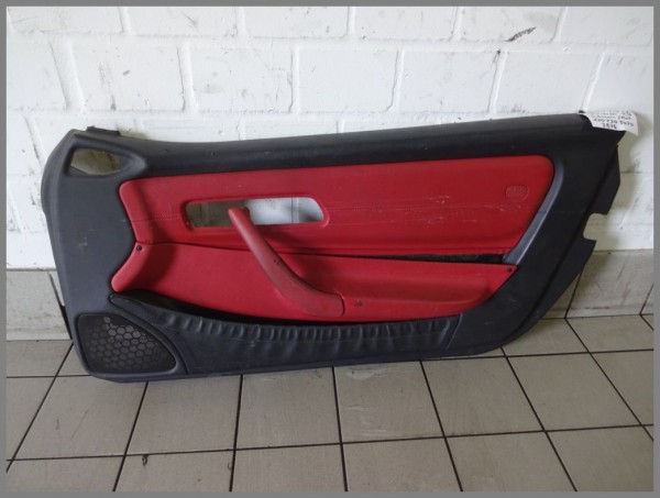 Mercedes Benz R170 RIGHT door trim panel leather red 1707203470 T4