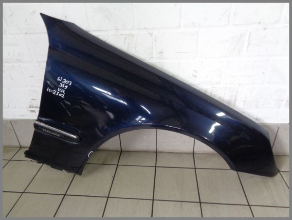 Mercedes W203 fender front Rechts 359 Tanzanite Blue 2038800218 K2502 Original