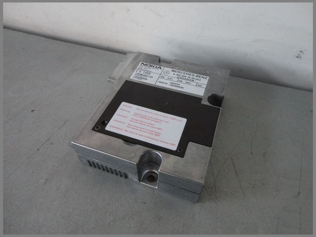 MB W163 R170 W203 W208 W210 C215 W220 R230 NOKIA Telephone Control Unit  2038207026 | W203 | C-Class | Mercedes spare parts | benzshop.de