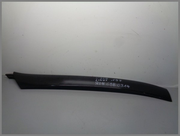 Mercedes Benz W208 CLK A-pillar trim exterior 2086980314 197 black left