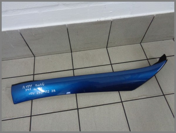 Mercedes R171 SLK A-pillar paneling 345 Blue 1716900239 right passenger side