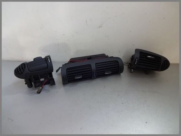 Mercedes Benz W203 C-Klasse Luftdüse Gitter SET 2038300354 beleuchtet Original