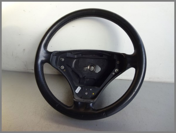 Mercedes Benz W203 Sportcoupe Steering Wheel 2034601203 Leather BLACK Leather L15