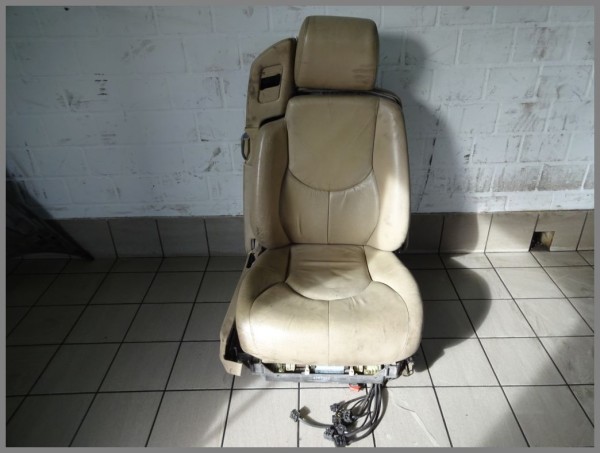 Mercedes R129 Sitz Rechts Beifahrerseite Cremebeige Champignon 1299103620 8F33