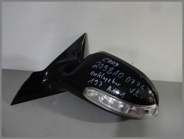 Mercedes Benz MB W209 Mirror Left Driver Side 197 Schwarz 2098100776 electric