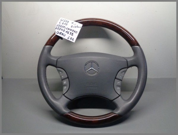 Mercedes W220 Lenkrad Multifunktionslenkrad Airbaglenkrad 2204601698 Holzlenkrad