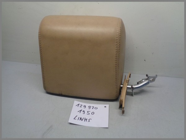 Mercedes Benz R129 SL headrest left seat TAN Beige 1299701950 passenger Original