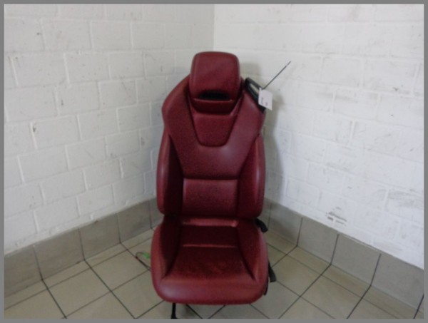 Mercedes R172 SLK leather seat RED LEFT driver&#039;s seat seat heating Airscarf