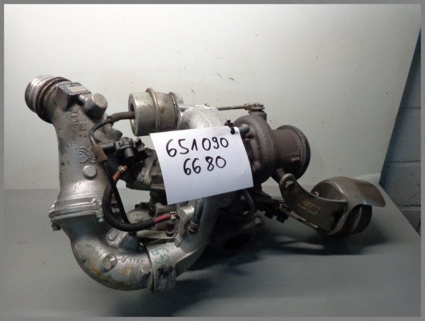 Mercedes W212 W204 BI-Turbo OM651 Abgasturbolader Turbolader 6510906680 Original