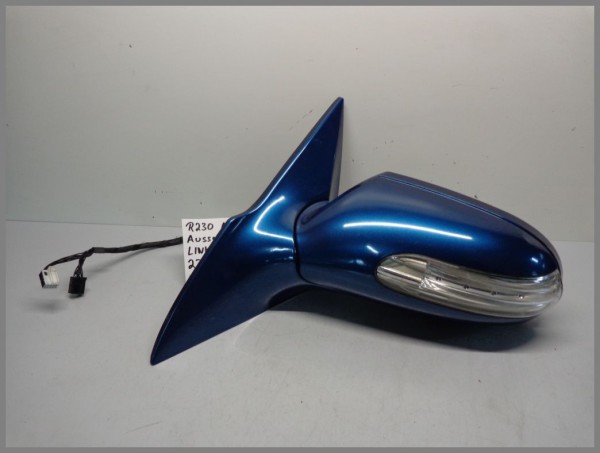 Mercedes R230 outside mirror folding 345 blue left 2308100776 BJ.2005 MOPF