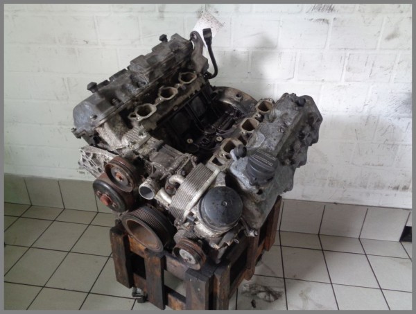 Mercedes 32 AMG engine 168tkm engine block M112961 112961 32 compressor RHD